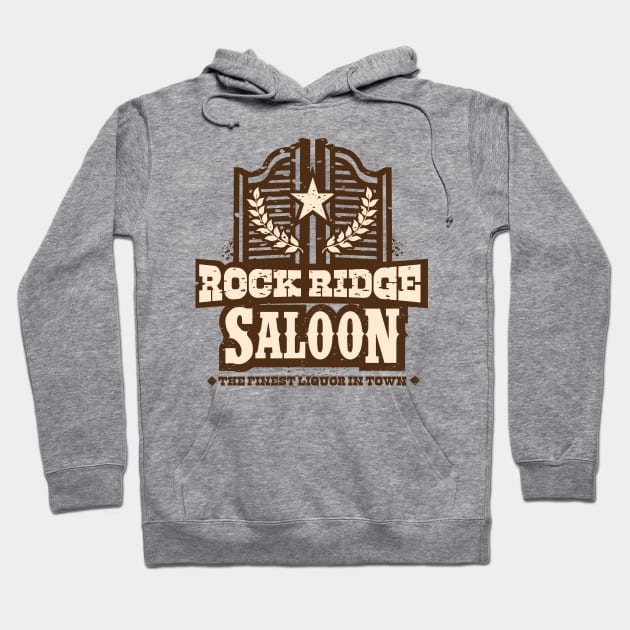 Rock Ridge Saloon Hoodie by Meta Cortex